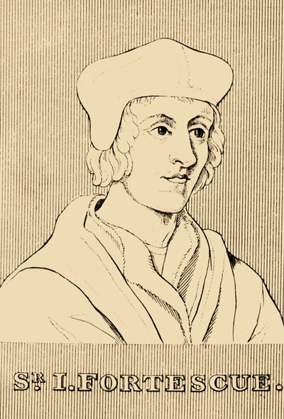 Sir J. Fortescue, ca. 1394-1479, 1830 door Unbekannt