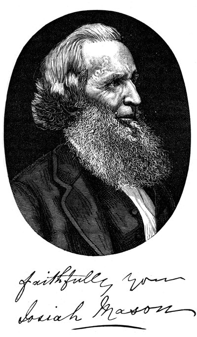 Sir Josiah Mason, Engelse Pennenfabrikant, ca. 1880 door Unbekannt