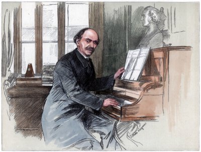 Sir Julius Benedict, muzikaal componist en dirigent, 1884 door Unbekannt
