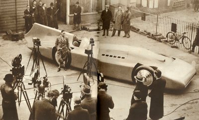 Sir Malcolm Campbells poging voor een nieuw record, 1935 door Unbekannt