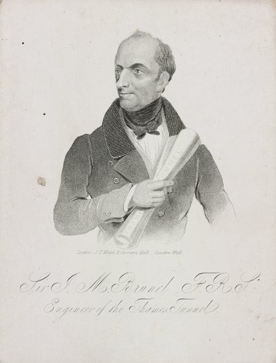 Sir Marc Isambard Brunel, Frans-Engelse ingenieur en uitvinder, ca. 1810s door Unbekannt