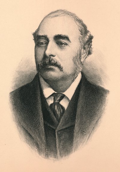 Sir Matthew White Ridley, 1e Burggraaf Ridley 1842-1904, Britse Conservatieve politicus en sta door Unbekannt