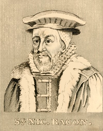 Sir Nicholas Bacon, 1510-1579, 1830 door Unbekannt