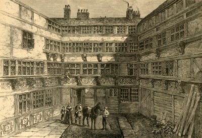 Huis van Sir R. Whittington, Crutched Friars, 1803, 1897 door Unbekannt