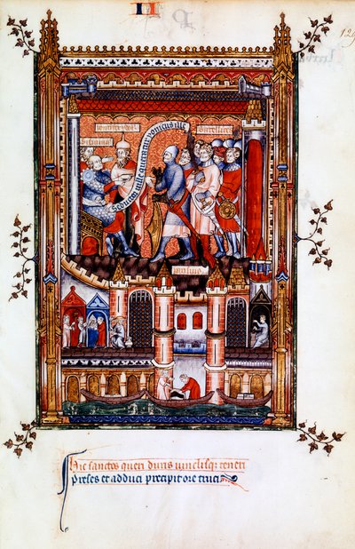 Sisinnius beveelt de arrestatie van St. Denis, 1317 door Unbekannt