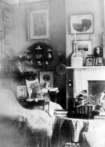 Zitkamer, ca. 1882 door Unbekannt