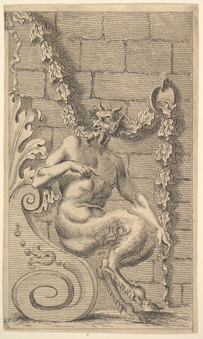 Zittende Satyrs door Unbekannt