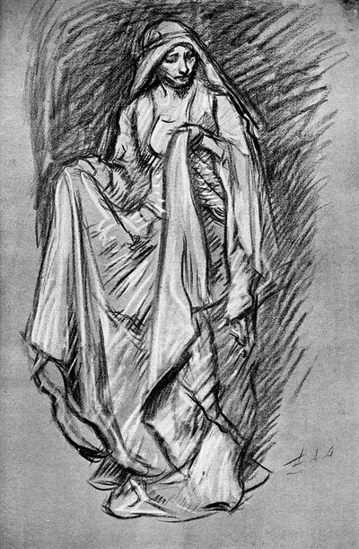 Schets van Regan, uit King Lear, 1899 door Unbekannt
