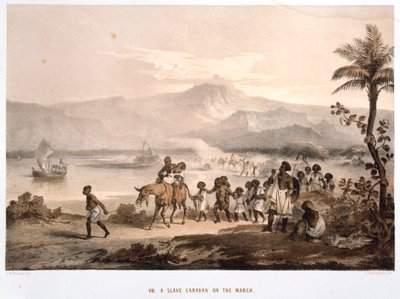 Slavenkonvooi op Mars, 1852 door Unbekannt