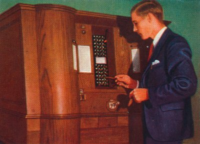 Gokautomaat die bridge speelt door Unbekannt