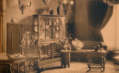 Rookkamer in de Cubaanse ambassade in Brussel, België, 1927 door Unbekannt