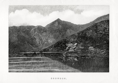 Snowdon, Wales, 1896 door Unbekannt