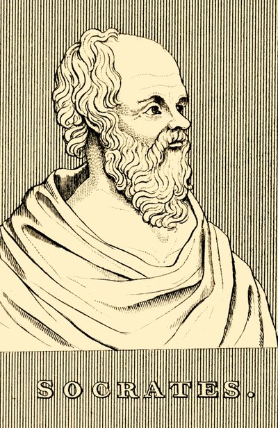 Socrates, c470-399 v.Chr., 1830 door Unbekannt
