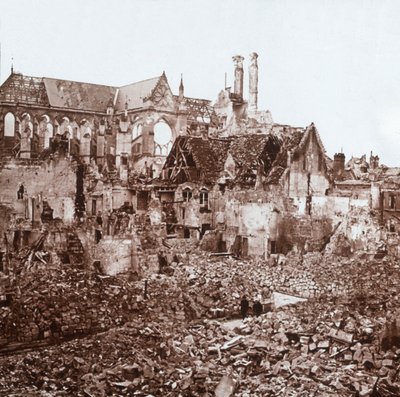 Kathedraal van Soissons, Soissons, Noord-Frankrijk door Unbekannt