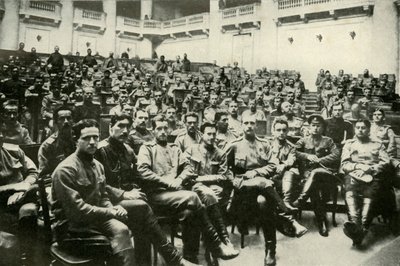 Soldaat Afgevaardigden van de Russische Legers bij de Douma, 1919 door Unbekannt