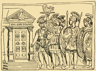 Soldaten van de Beroemde Pretoriaanse Garde in Rome, ca. 1930 door Unbekannt
