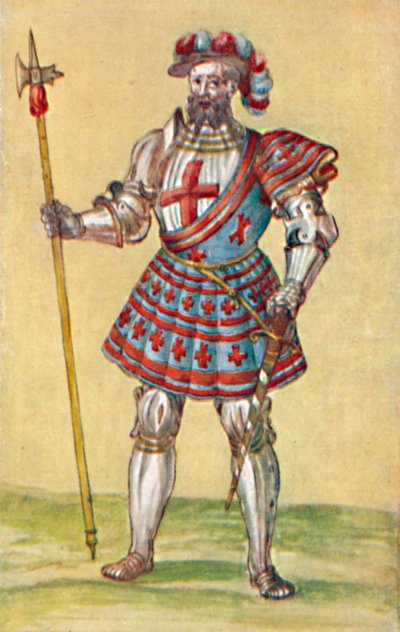 Soldaten uit de Tudor-periode, 16e eeuw, 1903 door Unbekannt