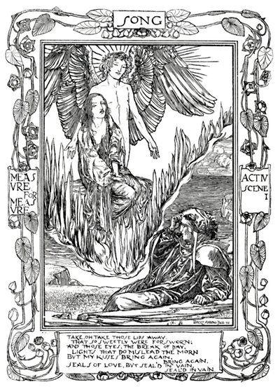 Liederen van Shakespeare: Neem, oh neem die lippen weg. - Maat voor maat Act IV., Scene 1 door Unbekannt