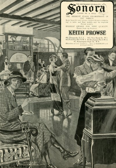 Sonora - De hoogste klasse grammofoon ter wereld, 1920 door Unbekannt