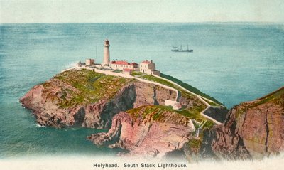South Stack Vuurtoren, Holyhead, Anglesey, ca. 1920 door Unbekannt