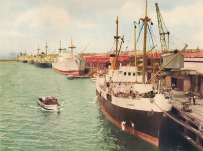 Zuidelijke kade, Fremantle, c1947 door Unbekannt