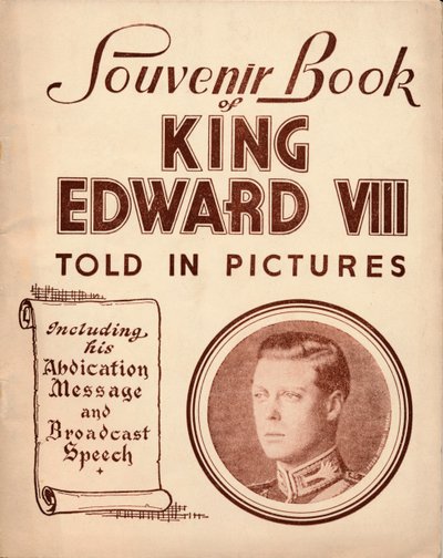 Souvenirboek van koning Edward VIII: verteld in foto