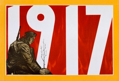 Sovjet propagandaposter, 1917 door Unbekannt
