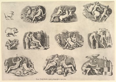 Speculum Romanae Magnificentiae: Onderwerpen naar de oudheid door Unbekannt