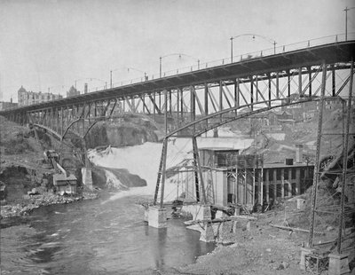 Spokane Falls, Washington, ca. 1897 door Unbekannt
