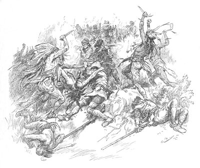 Sprong uit het moeras en vloog naar de kelen van de beroemde scherpschutters, 1902 door Unbekannt