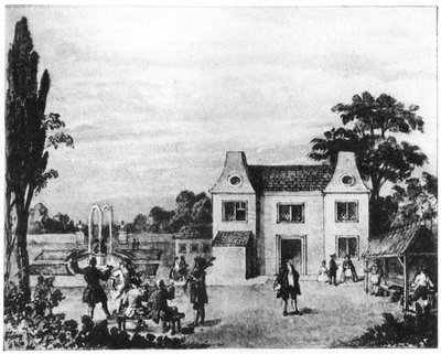 Lentetuinen, locatie van Lowndes Square, Londen, ca. laat 18e eeuw 1907 door Unbekannt