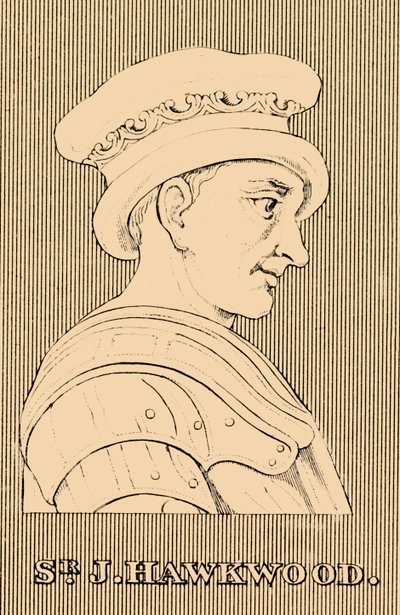 Sr. J. Hawkwood, ca. 1323-1394, 1830 door Unbekannt