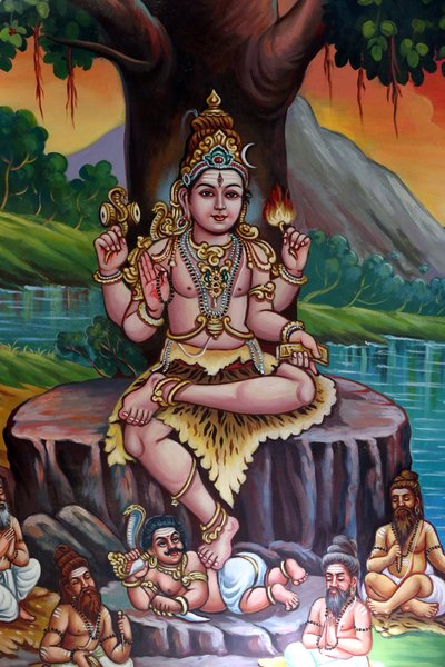Sri Vadapathira Kaliamman hindoeïstische tempel. Shiva. Singapore door Unbekannt