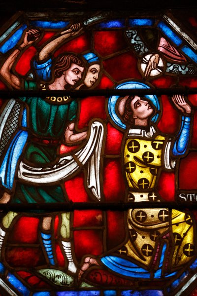 Glas-in-loodraam - St. Stefanus - New York, Verenigde Staten door Unbekannt