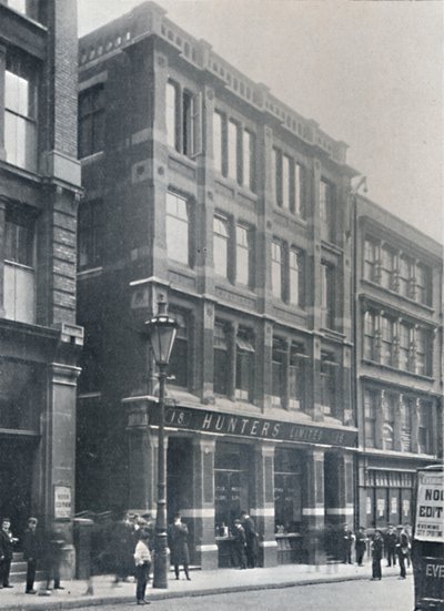 St. Bride Street Frontage, 1917 door Unbekannt