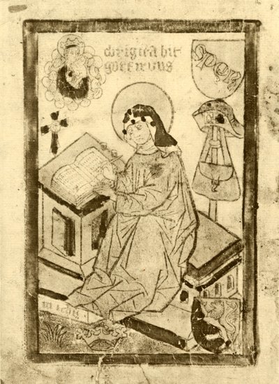 St. Birgitta van Zweden, 1915 door Unbekannt