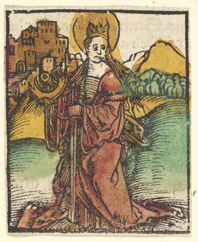 St. Catharina kopie door Unbekannt