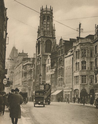 St. Dunstans Fleet Street, Izaak Waltons parochiekerk, ca. 1935 door Unbekannt