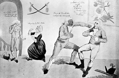 Sint Joris en de Draak en Mademoiselle Riposting, 1789 door Unbekannt