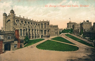 St. Georges Kapel en Kasteel, Windsor, ca. 1910 door Unbekannt