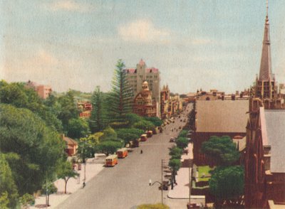 St. Georges Terrace, Kijkend naar het westen door Unbekannt
