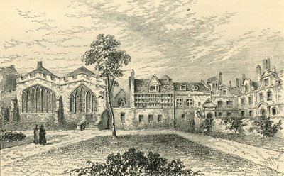 St. Helens Priory, en Leathersellers Hall, c1799, c1872 door Unbekannt