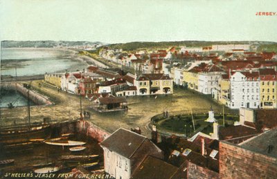 St. Heliers Jersey vanaf Fort Regent, 1906 door Unbekannt