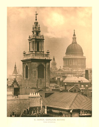 St James, Garlick Hithe, De Toren door Unbekannt
