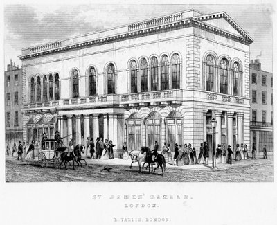 St Jamess Bazaar, Westminster, Londen door Unbekannt
