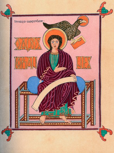 St. Johannes de Evangelist, 8e eeuw 1892 door Unbekannt