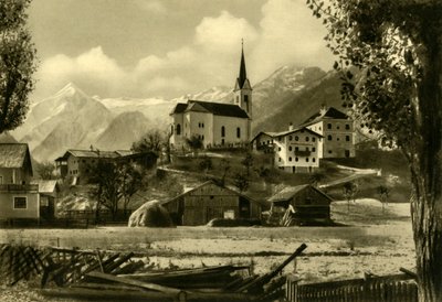 St. Margarets Kerk, Kaprun, Oostenrijk, circa 1935 door Unbekannt
