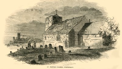 St. Martins Kerk, Canterbury, Kent, c1850 door Unbekannt
