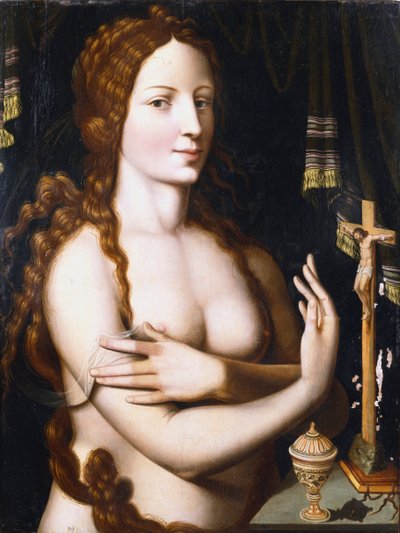 St. Maria Magdalena Berouwvol door Unbekannt