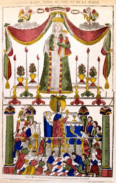 St. Maria, Koningin van de Hemel en de Aarde, 19e eeuw door Unbekannt
